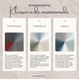De psychologie van kleur in mannenmode